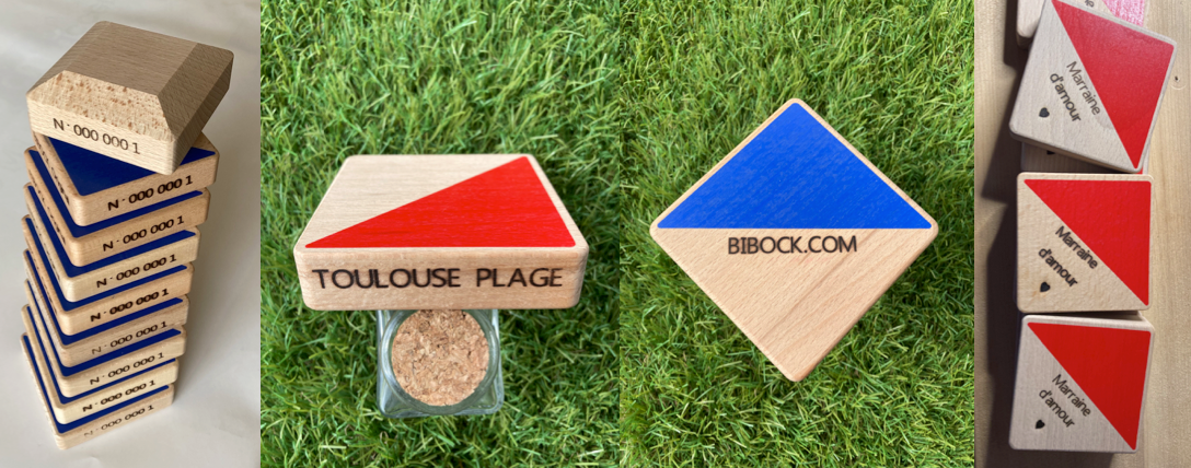 Personnalisation des BOCKS sur les deux faces ou sur la tranche ? Contacte moi ! (uniquement sur le Bibock Original)